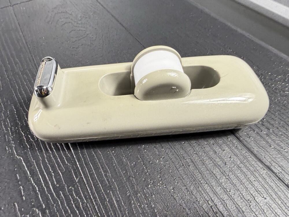 ELDON 1981 Office Products Desktop Tape Dispenser Dove Grey Vintage